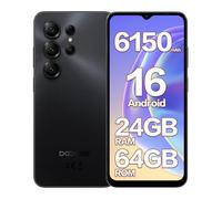DOOGEE Note 56X Smartphone Android 16, 6150mAh Telefono Cellulare, 6.56" 90Hz HD+ IPS, 24GB+64GB/2TB TF, Octa Core Telefoni, 4G Dual SIM, Face ID/GPS/OTG