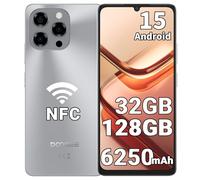 DOOGEE Note 58 Android 15 Smartphone, 32GB+128GB/2TB, 6.75'' HD+ 90Hz, 6250mAh, Octa-Core, 16MP+8MP, 4G Dual SIM Telefono Cellulare, Face ID, NFC/GPS/OTG