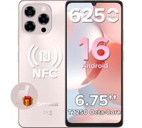 DOOGEE Note 58 Pro Smartphone Android 16, (8+24)GB+256GB/TF 2TB Cellulari, 6250mAh Telefono Cellulare, 6.75" 90Hz Octa-Core Telefoni,16MP+8MP/Fingerprint/Face ID/4G Dual SIM/Widevine L1/OTG/Tipo-C/NFC