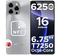 DOOGEE Note 58 Smartphone Android 16, 32(8+24)GB+128GB/2TB TF Cellulare, 6.75" HD+ 90Hz Schermo, 6250mAh, 16MP+8MP Telefono Cellulare, 4G Dual SIM/Octa Core/Widevine L1/ NFC/OTG/Face ID/GPS, Naturali