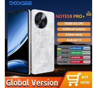 DOOGEE NOTE 59 PRO+ 5G Smartphone Schermo da 6,75" 120Hz Batteria da 6250mAh 12+512GB Fotocamera AI da 50MP Telefono Android 15 ultrasottile da 8,6 mm