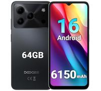 DOOGEE Note56 Android 16 Smartphone Offerta, 6.56" 90Hz HD IPS, 6150mAh Batteria, 24GB RAM + 64GB ROM/2TB, 4G Dual SIM, TOcta Core, Face ID, OTG, GPS, Telefono Cellulare Offerta