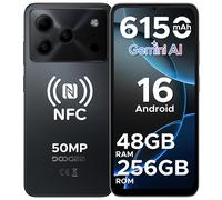 DOOGEE Note56 Plus Smartphone Android 16, Display HD+ da 6.56'' a 90Hz, 48GB+256GB, Batteria Grande da 6150mAh, UNISOC T7225, Fotocamera da 50MP, NFC Telefoni in Offerta