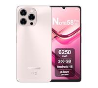 DOOGEE Note58 Pro Smartphone 4G Android 15, 32GB RAM + 256GB ROM, 6250mAh, Display 6.75 Pollici HD+ 90Hz, AI Camera 16MP, Octa-Core, Dual SIM, NFC, Telefono Cellulare Unlock, 2025, Oro