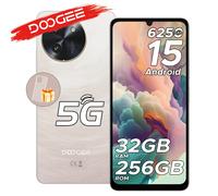Versione globale DOOGEE Note59 Pro 5G Smartphone Android 15 Telefono cellulare 8 GB RAM 256 GB ROM 6,75 "HD + 6250 mAh Batteria NFC Cellulare