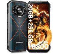 DOOGEE S cyber Rugged Smartphone 2025, 6.58” 20GB+256GB/TF 1TB Telefono indistruttibile, 10800mAh Smartphone android 14, Octa-Core Cellulare Antiurto, 4G Dual SIM/50MP+16MP/Face ID/Fingerprint/NFC/OTG