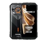 DOOGEE S punk Rugged Smartphone 2024, Android 14, Altoparlante Grande, 10800mAh, 6.58" FHD+, 16GB RAM+256GB ROM, 50MP Fotocamere, Octa Core, Telefono Cellulare 4G Dual SIM, GPS, Face ID, NFC, Nero