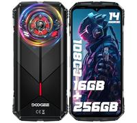 DOOGEE S Punk Rugged Smartphone Android 14 (2024), 16GB+256GB Telefono Indistruttibile, 126dB Speaker/LED Luci, 10800mAh(33W), 6.58" FHD+, 50MP Camera, 4G Dual SIM/NFC, IP68/IP69K Cellulare Antiurto