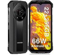 DOOGEE S110 Rugged Smartphone, 22GB RAM+256GB ROM, 10800mAh, 66W Ricarica Rapida, Android 13 Telefono Indistruttibile, 6,58" FHD+ 120Hz 50MP Fotocamera Smartphone Rugged OTG/GPS/NFC/ IP68/ IP69K