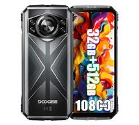 DOOGEE S118 4G Rugged Smartphone,32GB+512GB/2TB,10800mAh 33W Android 14 Telefono Indistruttibile,6.58''FHD+120Hz,50MP+12MP Visione Notturna Cellulare Antiurto,IP68/NFC/OTG/Dual SIM/G100 Nero