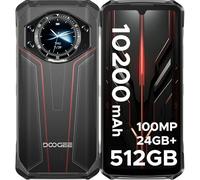 DOOGEE S118 Telephone Portable Incassable 32Go + 512Go Helio G100, 2025 Smartphone Incassable Batterie 10800mAh Android 14, Caméra de 50 MP, 6,6 Pouces FHD+120Hz, NFC/Deux SIM/Écran partagé