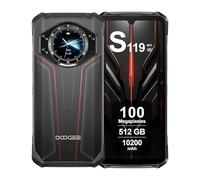 DOOGEE S119 Rugged Smartphone 4G, 24GB RAM + 512GB ROM, 10200mAh, Display 6.72 Pollici FHD+ IPS, AI Camera 100MP, Octa-Core, Android 14, Dual SIM, NFC, Telefono Indistruttibile Unlock, 2025, Rosso