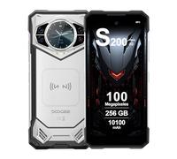 DOOGEE S200 5G Rugged Smartphone 2024, Android 14, 6.72" FHD+ 120Hz Display, 32GB RAM+256GB ROM, 10100mAh, 100MP Fotocamere, Octa Core, 5G Telefono Indistruttibile Unlock, GPS, NFC, Argento