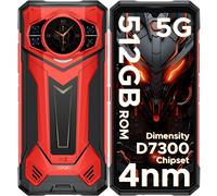 DOOGEE S200 Plus 5G AI Telefono robusto Display AMOLED da 1,32 pollici Android 15 Batteria da 11000 mAh 16 GB 512 GB Schermo da 6,72 pollici Dimensity 7300 NFC