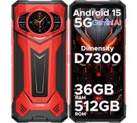 DOOGEE S200 Plus Rugged Smartphone 5G MTK 7300 4nm, 32GB+512GB 10100mAh 100MP+32MP+20MP Telefono Indistruttibile, 6.72”FHD 120 Hz 1.32" AMOLED, BT5.4/Fingerprint ID/Face ID/OTG