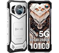 DOOGEE S200 Rugged Smartphone 5G, 32GB+256GB, 10100mAh Telefono Indistruttibile, 6.72”FHD 120 Hz Cellulare Indistruttibile Android 14, 100 MP,1.32" Rear Schermo,Fingerprint/Face ID/NFC/WiFi6/IP68/GPS