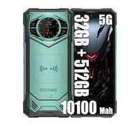 DOOGEE S200 X 5G Cellulari, 32GB + 512GB, 10100mAh/33W Smartphones, Rugged 4G Smartphone, 100MP + 20MP (Vision Nocturne) + 20MP Telefono Indistruttibile, Android 14 6,72 pollici AMOLED FHD+, NFC Verde