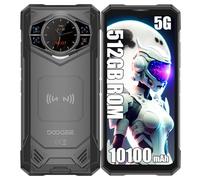 DOOGEE S200 X 5G Cellulari, 32GB + 512GB, Batteria 10100mAh/33W, Rugged 4G Smartphone, 100MP + 20MP (Vision Nocturne) + 20MP Telefono, Android 14 6,72 pollici AMOLED FHD+ Smartphones Nero