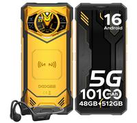 DOOGEE S200 X Android 16 5G Telefono robusto Gemini AI 48GB (12 + 36) 512GB 120Hz 1.32 "AMOLED Display posteriore 10100mAh Batteria 100MP NUOVO