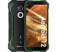 DOOGEE S51 Rugged Smartphone Android 12, 4 GB + 64 GB, 6.0 Pollici HD+, 5180 mAh Big Batteria, 4G Dual SIM Telofono Cellulare, AI Fotocamera,IP68 Waterproof, NFC, OTG, GPS, Verde