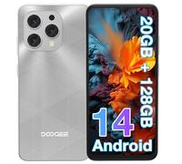 DOOGEE Smartphone N55 Plus, 20GB RAM + 128GB ROM(TF 1TB), 6,56" HD+ 90Hz Telefono, Android 14, Octa Core, 13MP+8MP Cellulare, 4G Dual SIM, Face ID, 5150mAh, OTG, GPS Smartphone