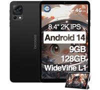DOOGEE T20 Mini Tablet 8", 9GB RAM + 128GB ROM/1TB, Tablet Android 13, Schermo 1920x1200 FHD+ e Batteria da 5060mAh, Tablet 4G LTE e WiFi 2.4G/5G Certificato TÜV, Tablet Con SIM, Nero