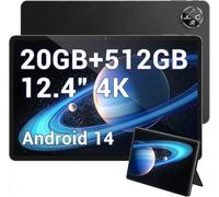 DOOGEE T30 Max (Tabletta 4G - 12.4'', 512 GB, 8 GB RAM - 10800 mAh) Nero