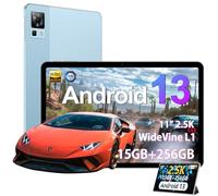 DOOGEE T30 Pro Tablet 11 pollici Android 13, 2.5K, Tablet in offerta15GB+ROM 256GB (TF 2TB), 8 Core, Wi-Fi 2.4GHz&5GHz, Fotocamera 20MP/8MP, Trasmissione OTG, 8580mAh 33W ricarica rapida, Blu