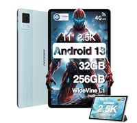 DOOGEE T30 Ultra Tablet 11 pollici, display 2.5K Helio G99 Octa-Core 2.2 GHz, 32(12+20) GB RAM, 256GB ROM (2TB TF), 8580mAh, 2560x1600 FHD+, 16+8MP, 2.4G/5G WiFi, Android 13, Widevine L1, blu