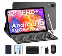 DOOGEE T36 Smart Tablet PC Android 15 Display da 12 pollici 32 GB di RAM (8 GB + 24 GB) 256 GB Unisoc T620 Octa Core 8800 mAh Batteria Widevine L1