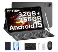 DOOGEE T36 Tablet 12 Pollici, Android 15, 2025 Nuovo Tablet con Tastiera, 20GB+256GB/2TB Tablets con Penna, 8800mAh, 90 Hz Octa-Core Tablets Gaming, Widevine L1/ Mouse/Case - Nero