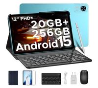 DOOGEE T36 Tablet 12 Pollici, Android 15, 2025 Nuovo Tablet con Tastiera, 20GB+256GB/2TB Tablets con Penna, 8800mAh, 90 Hz Octa-Core Tablets Gaming, Widevine L1/ Mouse/Case - Blu