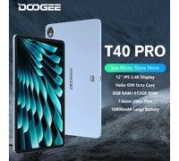 DOOGEE T40 Pro 2 in 1 Tablet PC Android 14 12" IPS 2.4K 20GB(8+12) 512GB Helio G99 6nm 10800mAh 7.6mm ultrasottile