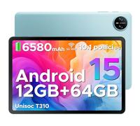 DOOGEE Tab A9 Android 15 Tablet 10 Pollici, 12(3+9) GB RAM + 64GB ROM (TF 2TB), 6580mAh Batteria, 5G+2.4G WiFi, 1280 * 800 IPS, BT5.0, 5MP+8MP, Tablet in Offerta Unisoc T310 Quad Core/OTG/Face Unlock