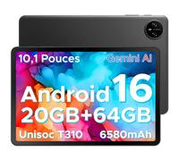 DOOGEE Tab A9 Android 16 Tablet 10 Pollici 20GB RAM 64GB ROM (TF 2TB) 6580mAh