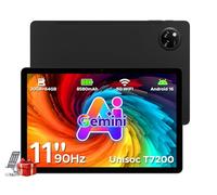 DOOGEE Tab A9+ Android 16 Tablet 11 Pollici, 20GB(4+16) RAM+64GB/2TB TF, 8580mAh, WiFi5, 1280 * 800 IPS, Gemini AI, 13MP+5MP, Tablet in Offerta Unisoc T7200 Octa Core/OTG/Face ID/Widevine L1/GPS-Nero