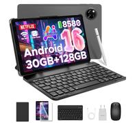 DOOGEE Tab A9 PRO+ Android 16 Tablets con Tastiera e Penna, 90Hz Tablet 11 Pollici, 30GB RAM+128GB ROM/TF 2TB, 8580mAh 5G WiFi, T7200 Octa-Core, Widevine L1/13MP/GPS/OTG/Doppi altoparlanti/3.5mm Jack