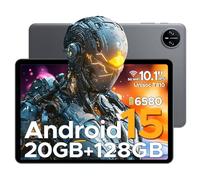 DOOGEE Tab A9 Pro Tablet Android 15, 20GB + 128GB/2TB Tablet 10 Pollici, 6580mAh Tablets Gaming, Unisoc T310, Dual Speaker, 5G WiFi, 8MP Camera, Type-C, GMS, BT 5.0, Face ID, 3.5 mm Headphone Jack
