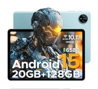 DOOGEE Tab A9 Pro Tablet Android 15, 20GB + 128GB/2TB Tablet 10 Pollici, 6580mAh Tablets Gaming, Unisoc T310, Dual Speaker, 5G WiFi, 8MP Camera, Type-C, GMS, BT 5.0, Face ID, 3.5 mm Headphone Jack