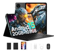 DOOGEE Tab A9 Pro Tablet Display HD da 10.1" Android 15 20GB(4+16) 128GB 6580mAh Batteria di grandi dimensioni Doppio altoparlanti Pad PC 2 in 1 Tablet