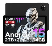 DOOGEE Tab A9+ Tablet 11 Pollici Android 15, 20(4+16) GB RAM+64GB ROM/2TB TF, Tablet PC Con WiFi 5G, 8580mAh Batteria, Octa-core, Widevine L1, 13MP+5MP, 1280 * 800 HD, Bluetooth 5.0, OTG, GPS - Nero