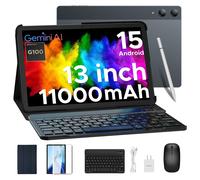 DOOGEE Tab E3 Pro Tablet PC 2 in 1 Schermo da 13 pollici Android 15 Gemini AI 32 GB di RAM (8 + 24) Batteria da 256 GB 11000 mAh Smart Pad ultrasottile