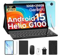DOOGEE Tab E3+ Tablet 12 Pollici 90Hz FHD+, Helio G100 32GB+256GB Tablet con Sim, 8800mAh Tablet con Tastiera, Gemini AI, Dual 4G LTE+5G WiFi, Quattro Altoparlanti/Android 15/GPS/Widevine L1/Face ID