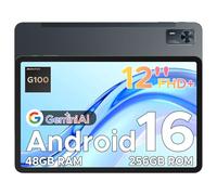 DOOGEE Tab E3+ Tablet 12 Pollici Android 16, Helio G100 Gaming Tablet Con Sim 2.4K 7.6mm, 48GB+256GB, 8800mAh 18W OTG 4G LTE, Dual Card Slots WiFi 2.4G/5G, 13MP+5MP, 90Hz Quattro Altoparlanti, Grigio