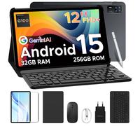 DOOGEE Tab E3+ Tablet 2 in 1 PC Gemini AI 12" Helio G100 32GB(8+24) 256GB 8800mAh Batteria Doppi altoparlanti Android 15 Smart Pad