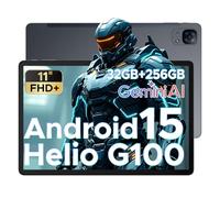 DOOGEE TAB E3 Tablet Android 15, 11 Pollici FHD 32GB RAM + 256GB ROM/TF 2TB, Octa Core Helio G100, Tablets con sim, 8800mAh, Gemini AI, 13MP+5MP/GPS/BT5/OTG/FACE ID/Doppi altoparlanti/3.5mm Jack Port