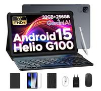 DOOGEE TAB E3 Tablet Android 15 con Tastiera e Penna, 11 Pollici 32GB RAM + 256GB ROM/TF 2TB, Octa Core Helio G100, Tablets con sim, 8800mAh, Gemini AI, 13MP+5MP/GPS/BT5/OTG/FACE ID/Doppi altoparlanti