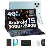 DOOGEE Tab G6 Android 15 Tablet con tastiera, 30 GB RAM + 256 GB ROM (2 TB TF), 4G LTE Tablet 11 pollici 90 Hz, Octa Core T7250 Tablet con slot SIM Card, 8000 mAh, Widevine L1, tablet con mouse, penna