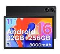 DOOGEE TAB G6+ Android 16 Tablet 11 pollici, 32 GB RAM + 256 GB ROM Gemini AI, 8000 mAh, display 90 Hz, Unisoc T7280 Octa Core, 13 MP+5 MP, Android Tablet con slot SIM Card, Widevine L1/GPS/Face ID