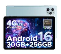 DOOGEE TAB G6 Android 16 Tablet 11 Pollici, Dual 4G LTE 90Hz, 30GB RAM+256GB ROM/TF 2TB Tablet Android, Octa-Core Tablet con Sim, 8000mAh/Gemini AI/Widevine L1/13MP+5MP/OTG/BT5/FACE ID/GPS/3.5mm Jack
